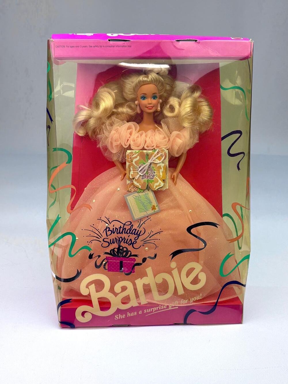 NOS 1991 Mattel Birthday Surprise Barbie Doll #3679 NRFB